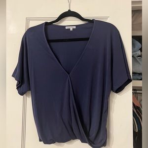 Navy Blue Blouse